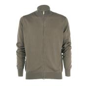 Lichtgewicht Zip Pullover voor Mannen Cashmere Company , Gray , Heren