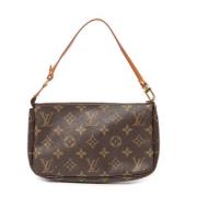 Pre-owned Canvas louis-vuitton-bags Louis Vuitton Vintage , Brown , Da...