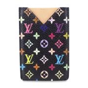 Pre-owned Canvas wallets Louis Vuitton Vintage , Black , Dames