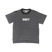 Stoere Times Tee Zwart Obey , Black , Heren