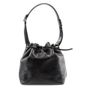 Pre-owned Leather shoulder-bags Louis Vuitton Vintage , Black , Dames