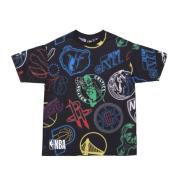 NBA All Over Print Tee New Era , Multicolor , Heren