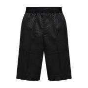 Elastische taille shorts Helmut Lang , Black , Heren