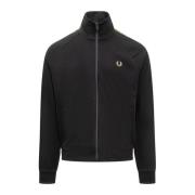 Zip-throughs Fred Perry , Black , Heren