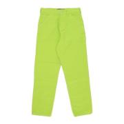 Katoenen Timmerman Broek Lime Iuter , Green , Heren