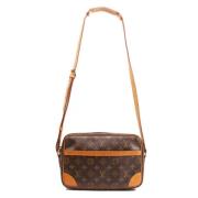 Pre-owned Canvas louis-vuitton-bags Louis Vuitton Vintage , Brown , Da...