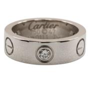 Pre-owned White Gold rings Cartier Vintage , Gray , Dames