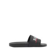 Stijlvolle platte sandalen in rubber Bally , Black , Heren