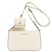 Pre-owned Leather shoulder-bags Michael Kors Pre-owned , White , Dames