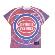 Detroit Pistons NBA Tee Hardwood Classics Mitchell & Ness , Multicolor...