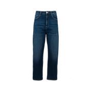 Hoge taille regular jeans met zakken Icon Denim , Blue , Dames