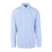 Elegante Shirt met Stretchstof Xacus , Blue , Heren