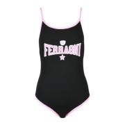 Katoen Elastaan Bodywear Chiara Ferragni Collection , Black , Dames