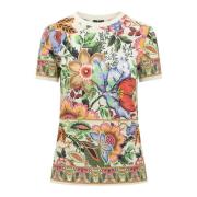 Jersey Print Top Etro , Multicolor , Dames