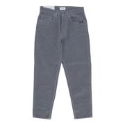 Fluwelen Werkbroek Antraciet Amish , Gray , Heren