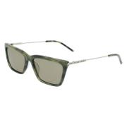 Groene Acetaat Zonnebril UV Filter Dkny , Green , Dames