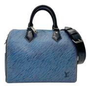 Pre-owned Leather louis-vuitton-bags Louis Vuitton Vintage , Blue , Da...