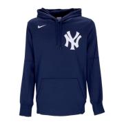 MLB Wordmark Therma Performance Hoodie Nike , Blue , Heren