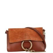 Pre-owned Suede shoulder-bags Chloé Pre-owned , Brown , Dames