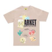 Mind Institute Tee Beige T-Shirt Market , Beige , Heren