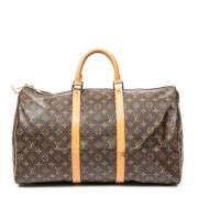 Pre-owned Canvas travel-bags Louis Vuitton Vintage , Brown , Dames