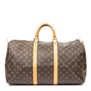 Pre-owned Canvas travel-bags Louis Vuitton Vintage , Brown , Dames