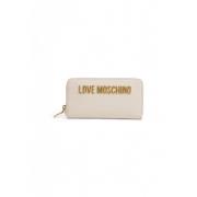 Stijlvolle Grote Portemonnee Dames Lente/Zomer Love Moschino , Beige ,...