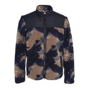 Camo Drafthouse Fleece Jas Multicolor Barbour , Multicolor , Heren