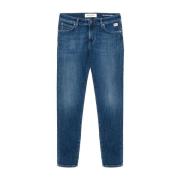 Donkere Wassing Slim Fit Denim Jeans Roy Roger's , Blue , Heren