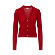 Luxe Cashmere Vest Solene Veronica Beard , Red , Dames