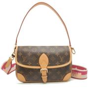 Pre-owned Canvas louis-vuitton-bags Louis Vuitton Vintage , Brown , Da...