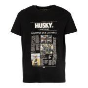 Moderne Tyler Heren T-shirt Husky Original , Black , Heren