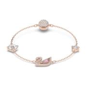 Damesarmband Zwaan Roze Roségoud Legeringslaag Swan 5472271 Swarovski ...