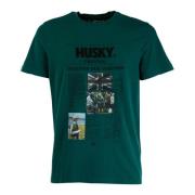 Moderne Tyler Heren T-shirt Husky Original , Green , Heren