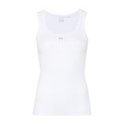 Witte Love Birds Geborduurde Tops Pinko , White , Dames