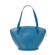 Pre-owned Leather louis-vuitton-bags Louis Vuitton Vintage , Blue , Da...