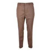 Elegante Wollen Broek Cruna , Beige , Heren