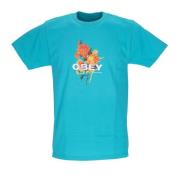 Klassieke Tee Boeket T-shirt Obey , Green , Heren