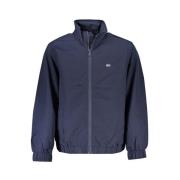 Blauwe Nylonjas, Lange Mouw, Gerecycled Tommy Hilfiger , Blue , Heren