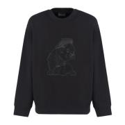 Zwarte Sweater Collectie Lange Mouw Emporio Armani , Black , Heren