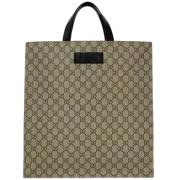 Pre-owned Fabric gucci-bags Gucci Vintage , Beige , Dames