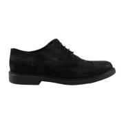 Grijze Leren Schoenen - Rubberen Zool Daniele Alessandrini , Black , H...