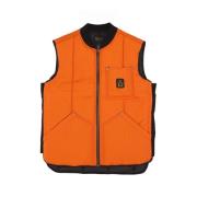 Oranje Nylon Vest met Rits RefrigiWear , Orange , Heren