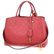 Pre-owned Leather louis-vuitton-bags Louis Vuitton Vintage , Red , Dam...