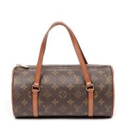 Pre-owned Canvas louis-vuitton-bags Louis Vuitton Vintage , Brown , Da...