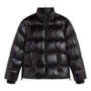 Glanzende Dons Puffer Jas Moose Knuckles , Black , Heren