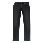 Hoge taille 5-pocket jeans, moderne stijl Hand Picked , Gray , Heren