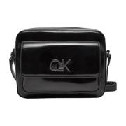 Glanzende cameratas voor vrouwen Calvin Klein , Black , Dames