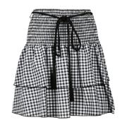 Elegante Katoenmix Rok Patrizia Pepe , Gray , Dames