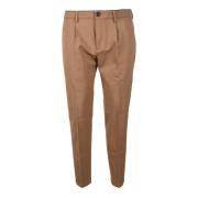 Elegante Wollen Broek Department Five , Brown , Heren